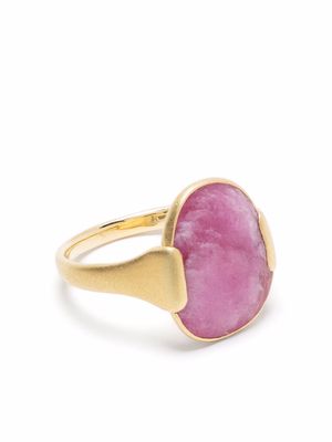 White Bird 18kt yellow gold Grace ruby ring - Pink