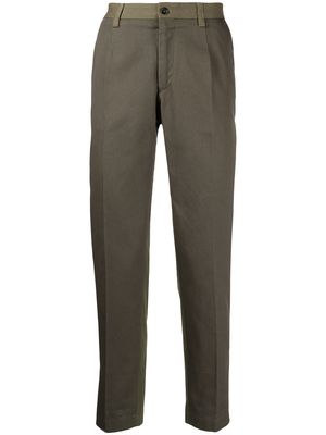 Dolce & Gabbana cropped cotton trousers - Green