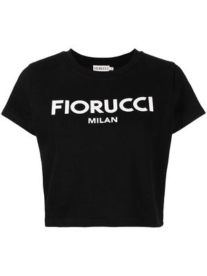 Fiorucci Fiorucci Milan boxy T-shirt - Black