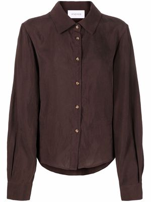 Anemos The Philips long-sleeved shirt - Brown