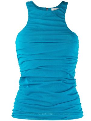 Nina Ricci ruched-detail vest - Blue