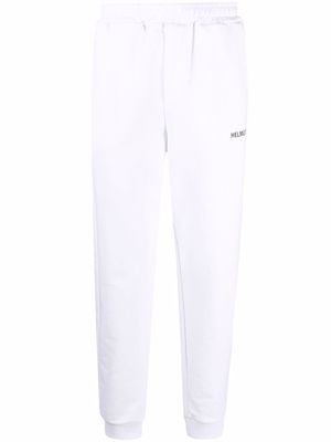 Helmut Lang logo-print track pants - White
