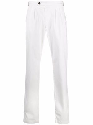 Eleventy straight leg trousers - White
