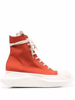 Rick Owens DRKSHDW Abstract high-top sneakers - Orange