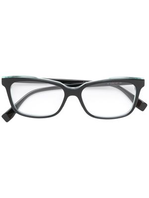 Fendi Eyewear rectangular frame glasses - Black