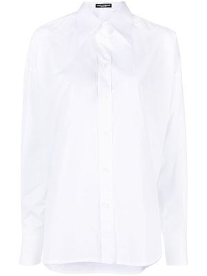 Dolce & Gabbana poplin cotton shirt - White
