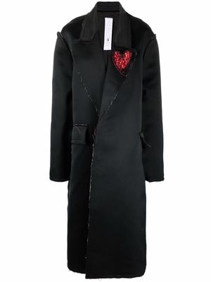 AZ FACTORY oversized Duchesse coat - Black