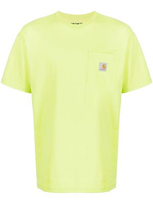 Carhartt WIP logo patch pocket T-shirt - Green