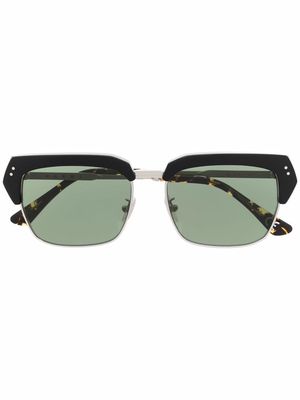 Marni Eyewear debossed logo sunglasses - Silver