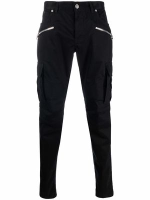 Balmain cotton cargo trousers - Black