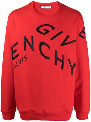 Givenchy embroidered-logo long-sleeve jumper