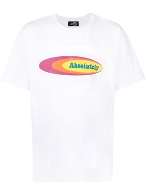 AFB Absolutely graphic-print T-shirt - White