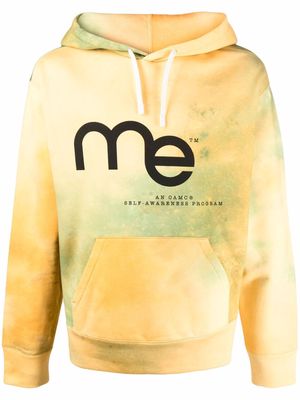 OAMC Me-print hooded sweatshirt - Yellow