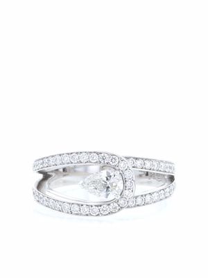 Fred pre-owned platinum Lovelight diamond ring - Silver