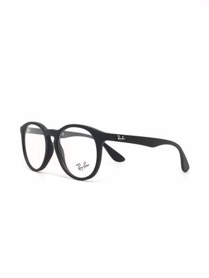 RAY-BAN JUNIOR round-frame glasses - Black