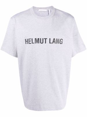 Helmut Lang melange logo-print T-shirt - Grey