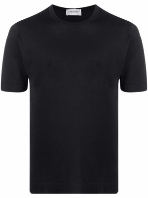John Smedley jersey-knit cotton T-Shirt - Black