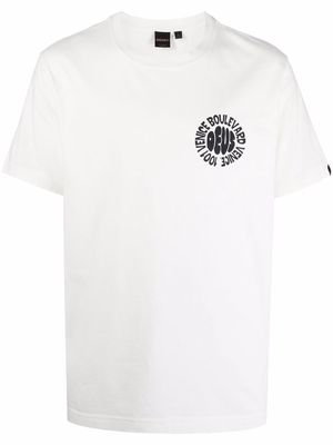 Deus Ex Machina logo-print cotton T-shirt - White