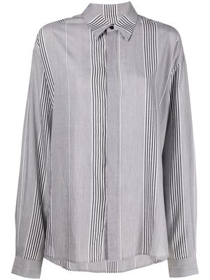 RtA Sierra striped shirt - Grey