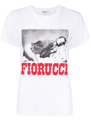 Fiorucci Cowgirl logo-print T-shirt - White