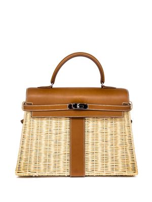 Hermès 2011 pre-owned Kelly 35cm picnic bag - Neutrals