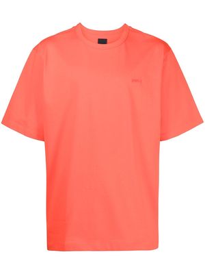 Juun.J crew-neck fitted T-shirt - Red
