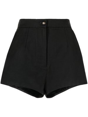 Dolce & Gabbana high-waist short shorts - Black