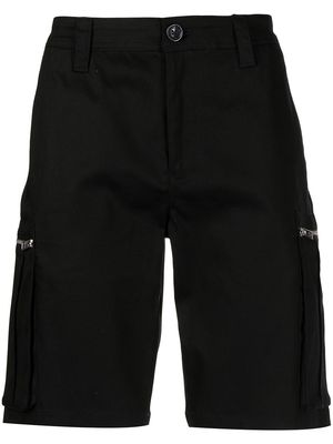 Armani Exchange side zip-pocket shorts - Black