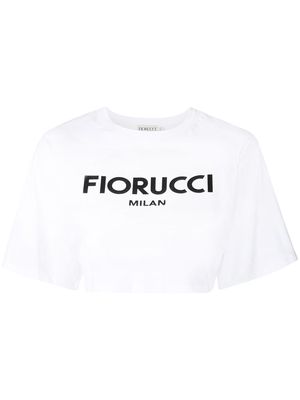 Fiorucci Fiorucci Milan cropped T-shirt - White