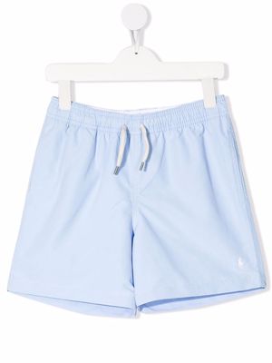 Ralph Lauren Kids Polo Pony swim shorts - Blue