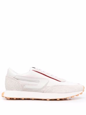 Diesel low-top lace-up trainers - White