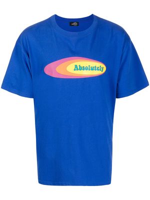 AFB Absolutely graphic-print T-shirt - Blue