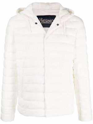 Herno hooded padded jacket - White