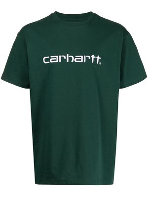 Carhartt WIP logo print T-shirt - Green