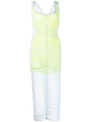Alexander Wang double layer ruched dress - Multicolour