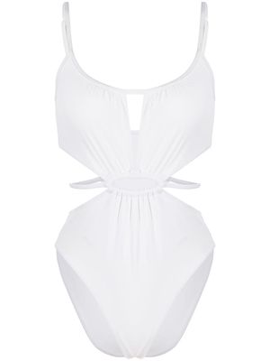 Jonathan Simkhai cut-out swimsuit - White