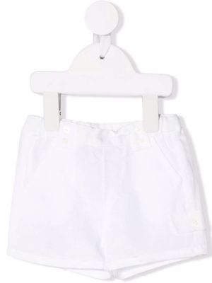 Tartine Et Chocolat button-detail slim-fit shorts - White