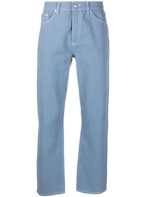 SANDRO cropped straight-leg jeans - Blue