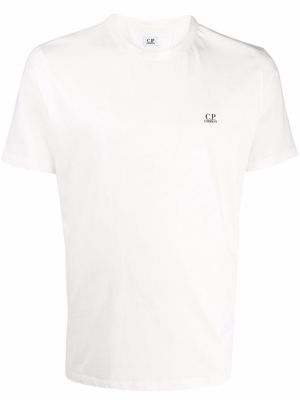 C.P. Company embroidered-logo T-shirt - White
