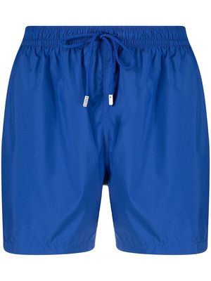 Fedeli logo patch swim shorts - Blue