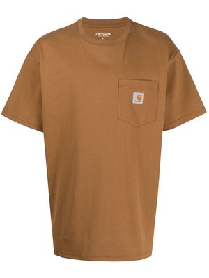 Carhartt WIP chest patch pocket T-shirt - Brown