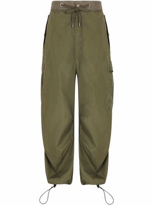 Dolce & Gabbana drawstring-fastening cargo trousers - Green