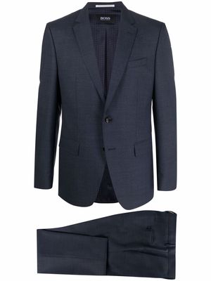 BOSS two-piece virgin wool suit - Blue