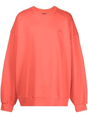 Juun.J crew-neck pullover sweatshirt - Red