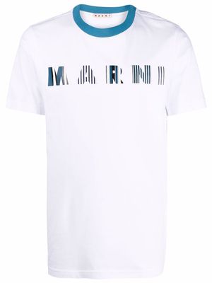 Marni logo print cotton T-shirt - White