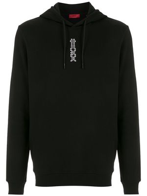 HUGO Dondy logo-print hoodie - Black