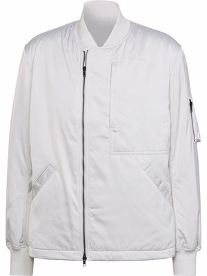 Y-3 side-zip bomber jacket - Grey