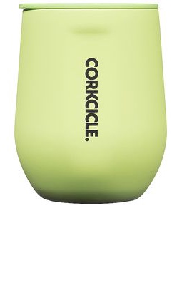 Corkcicle Stemless Cup 12oz in Green.