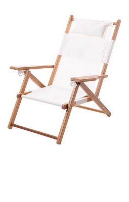business & pleasure co. The Tommy Chair in White.