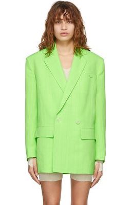 Jacquemus Green 'La Veste Marino' Blazer